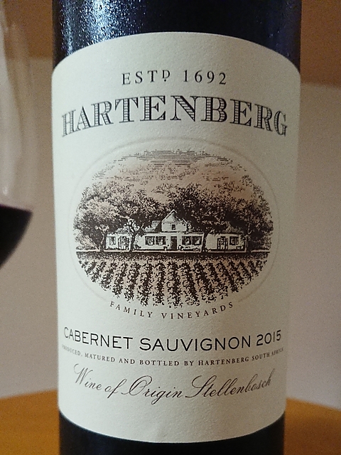 Hartenberg Cabernet Sauvignon 2015