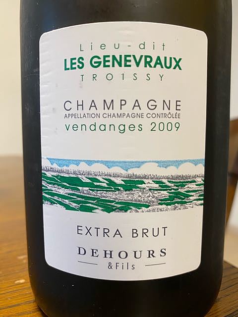 Dehours Lieu dit Les Genevraux Extra Brut(デウール レ・ジェヌヴロー エクストラ・ブリュット)