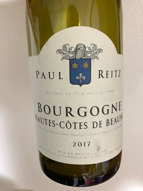 Paul Reitz Bourgogne Hautes Côtes de Beaune Rouge