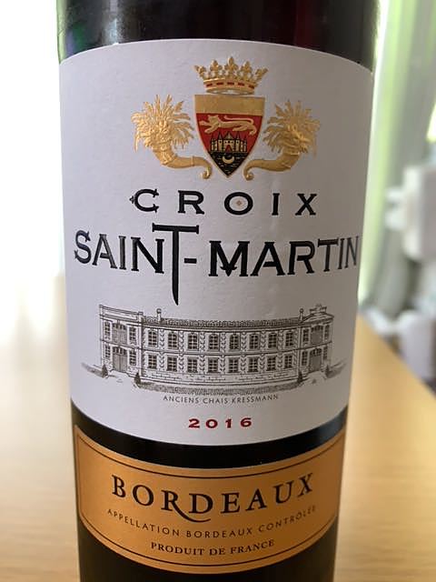 Croix Saint Martin Bordeaux Rouge