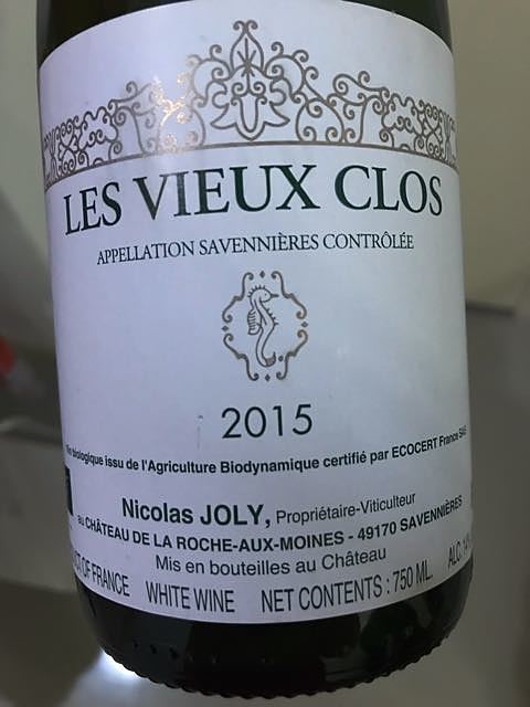 Nicolas Joly Les Vieux Clos(ニコラ・ジョリー レ・ヴュー・クロ)