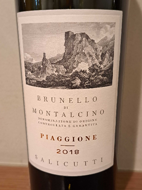 Salicutti Brunello di Montalcino Piaggione(サリクッティ ブルネッロ・ディ・モンタルチーノ ピアッジョーネ)