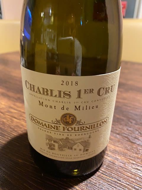 Dom. Fournillon Chablis 1er Cru Mont de Milieu(ドメーヌ・フルニヨン シャブリ プルミエ・クリュ モン・ド・ミリュー)