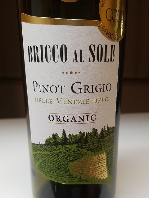 Bricco al Sole Pinot Grigio Organic(ブリッコ・アル・ソーレ ピノ・グリージョ オーガニック)