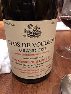 Jean Michel Guillon Clos de Vougeot Grand Cru