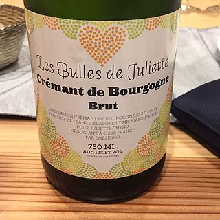 Les Bulles de Juliette Crémant de Bourgogne Brut