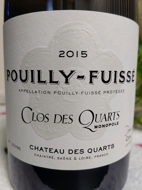 Ch. des Quarts Pouilly Fuissé Clos des Quarts(シャトー・デ・カール プイィ・フュイッセ クロ・デ・カール)