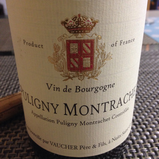 Vaucher Père & Fils Pyuligny Montrachet(ヴォーシェール・ペール・エ・フィス ピュリニー・モンラッシュ)