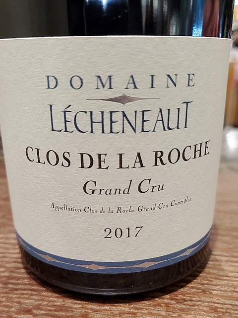 Dom. Lécheneaut Clos de La Roche Grand Cru(ドメーヌ・レシュノー クロ・ド・ラ・ロッシュ グラン・クリュ)