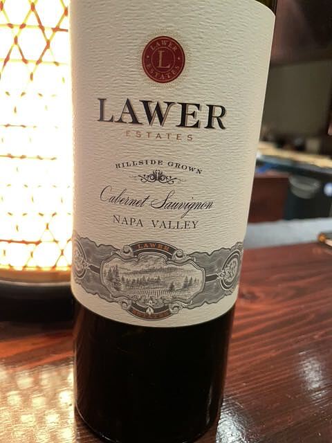 Lawer Estates Napa Valley Cabernet Sauvignon(ローワー・エステート ナパ・ヴァレー カベルネ・ソーヴィニヨン)