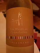 Les Hauts de Consolation Collioure Blanc(2015)