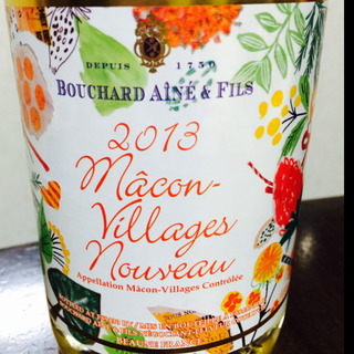 Bouchard Aîné & Fils Beaujolais Village Nouveau(ブジャール・エイネ・エ・フィス ボージョレ・ヴィラージュ・ヌーヴォー)