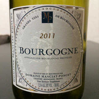 Dom. Manciat Poncet Bourgogne Rouge(ドメーヌ・マンシア・ポンセ ブルゴーニュ ルージュ)