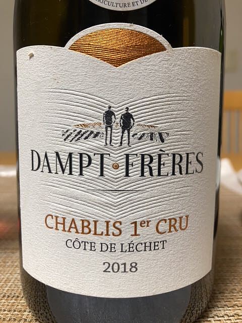 Dampt Frères Chablis 1er Cru Côte de Léchet