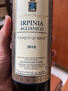 サルヴァトーレ・モレッティエーリ イルピーニャ アリアーリコ チンクエ・クエルチェ