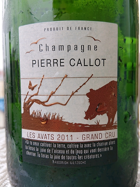 Pierre Callot Les Avats Avize Grand Cru Brut Millésime