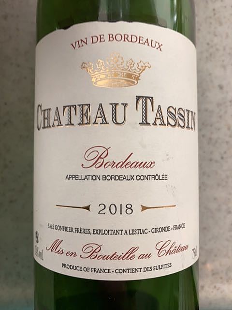 Ch. Tassin Bordeaux(シャトー・タサン ボルドー)