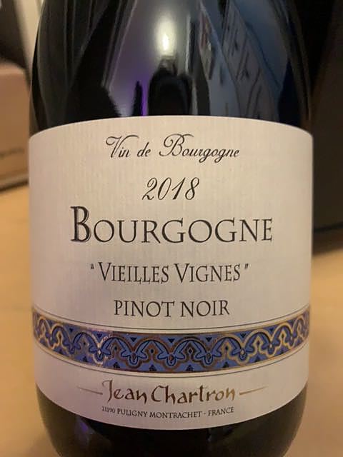 Dom. Jean Chartron Bourgogne Pinot Noir Vieilles Vignes(ドメーヌ・ジャン・シャルトロン ブルゴーニュ ピノ・ノワール ヴィエイユ・ヴィーニュ)