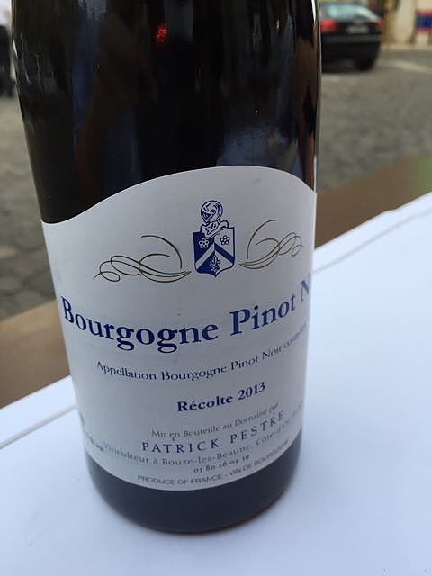 Patrick Pestre Bourgogne Pinot Noir(パトリック・ペストル ブルゴーニュ ピノ・ノワール)