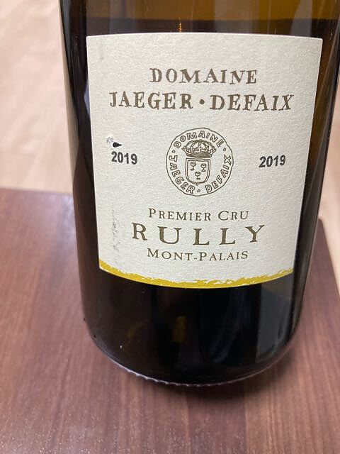 Dom. Jaeger Defaix Rully 1er Cru Mont Palais