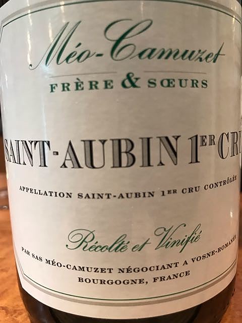 Méo Camuzet F&S Saint Aubin 1er Cru Blanc(ドメーヌ・メオ・カミュゼ フレール・エ・スール サン・トーバン プルミエ・クリュ ブラン)