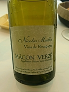 Nicolas Maillet Mâcon Verzé Blanc