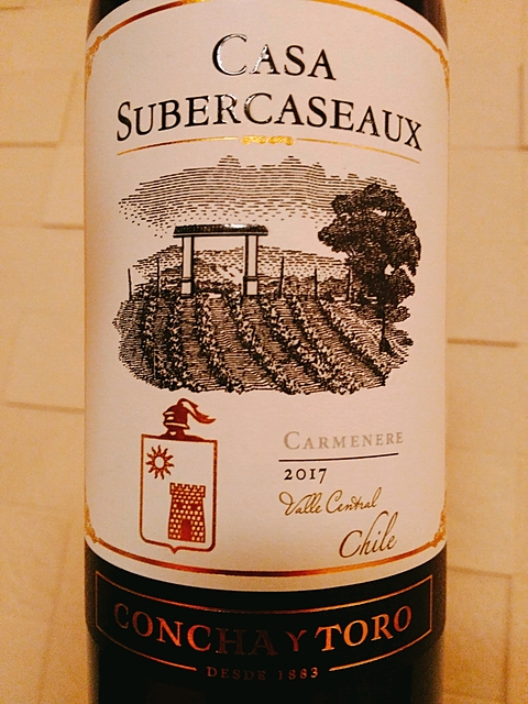 Casa Subercaseaux Carmenere(カーサ・スベルカソー カルムネール)
