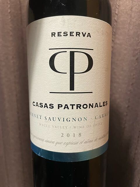 Casas Patronales Reserva Cabernet Sauvignon Carmenére