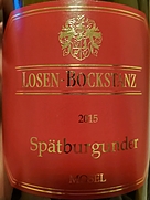 Losen Bockstanz Spätburgunder (Pinot Noir)(2015)
