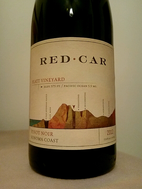 Red Car Platt Vineyard Pinot Noir(レッド・カー プラット・ヴィンヤード ピノ・ノワール)