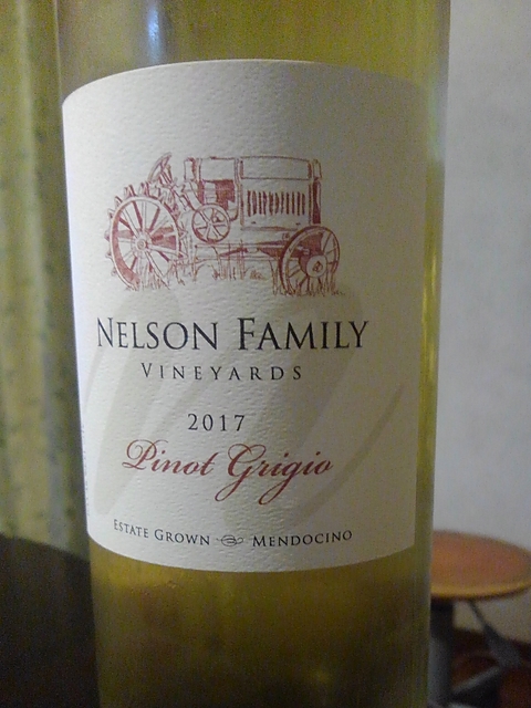 Nelson Family Vineyards Pinot Grigio(ネルソン・ファミリー・ヴィンヤーズ ピノ・グリージョ)