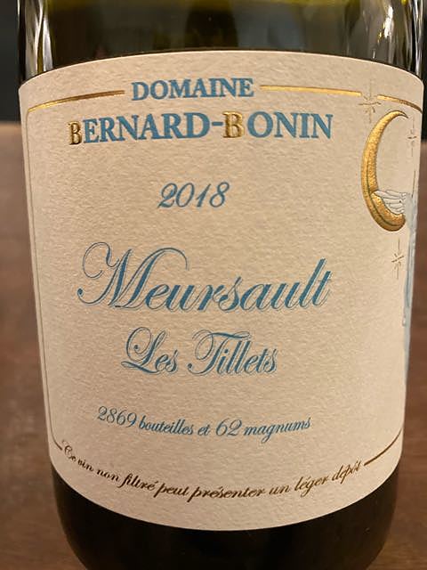 Dom. Bernard Bonin Meursault Les Tillets