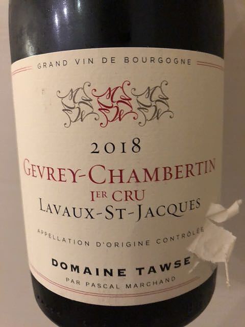 Dom. Tawse Gevrey Chambertin 1er Cru Lavaux Saint Jacques