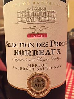 Calvet Selection des Princes Bordeaux Rouge