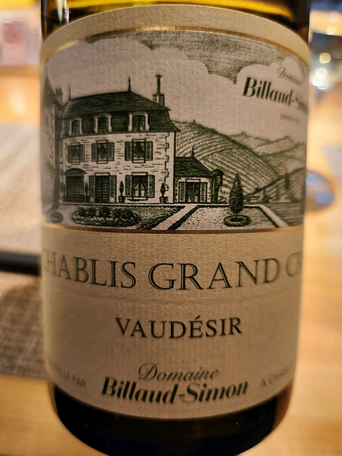 Dom. Billaud Simon Chablis Grand Cru Vaudésir