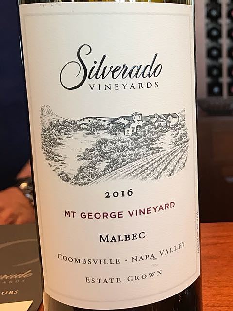 Silverado Vineyards Mt. George Vineyard Malbec(シルヴァラード・ヴィンヤーズ マウント・ジョージ・ヴィンヤード マルベック)