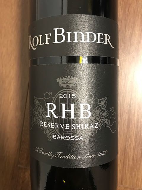Rolf Binder RHB Reserve Shiraz