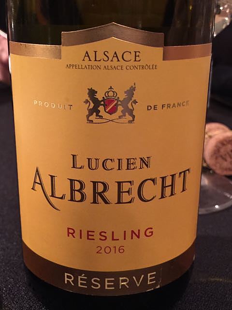 Lucien Albrecht Riesling Réserve(ルシアン・アルブレヒト リースリング レゼルヴ)