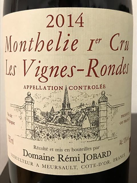 Dom. Rémi Jobard Monthelie 1er Cru Les Vignes Rondes(ドメーヌ・レミ・ジョバール モンテリー プルミエ・クリュ レ・ヴィーニュ・ロンド)