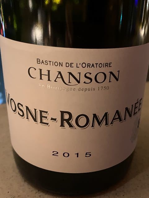 Chanson Vosne Romanée(シャンソン ヴォーヌ・ロマネ)