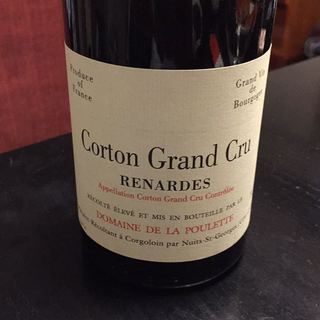 Dom. de la Poulette Corton Grand Cru Renardes(ドメーヌ・ド・ラ・プレット コルトン グラン・クリュ ルナルド)