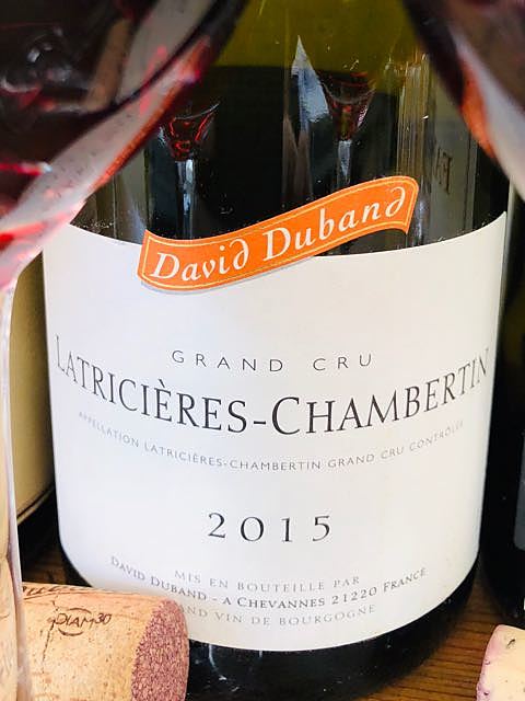 David Duband Latricières Chambertin Grand Cru(ダヴィド・デュバン ラトリシエール・シャンベルタン グラン・クリュ)