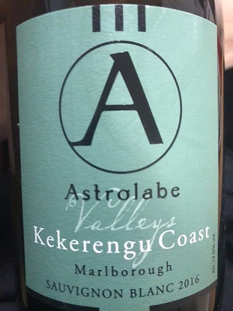 Astrolabe Kekerengu Coast Sauvignon Blanc(アストロラーベ ケケレング・コースト ソーヴィニヨン・ブラン)