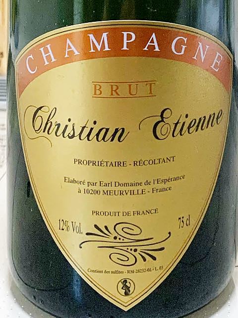 Christian Etienne Cuvée Brut Tradition(クリスチャン・エティエンヌ キュヴェ・ブリュット トラディション)