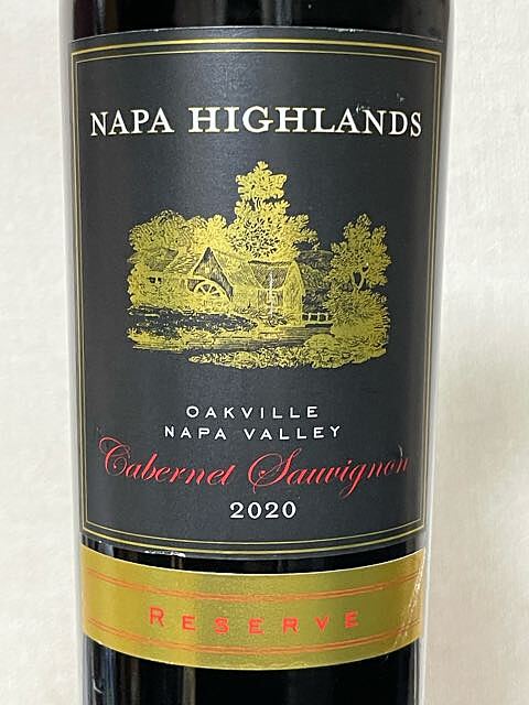 Napa Highlands Oakville Cabernet Sauvignon Reserve(ナパ・ハイランズ オークヴィル カベルネ・ソーヴィニヨン リザーヴ)