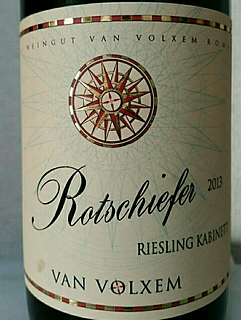Van Volxem Rotschiefer Riesling Kabinett
