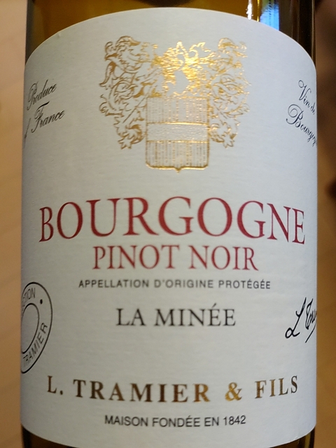 L. Tramier & Fils Bourgogne Pinot Noir La Minée