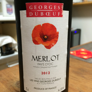 Georges Duboeuf Merlot(ジョルジュ・デュブッフ メルロ)