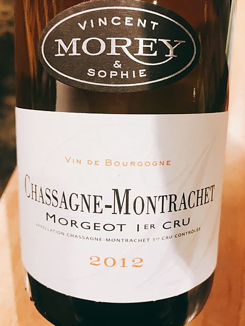 Vincent & Sophie Morey Chassagne Montrachet Morgeot 1er Cru(ヴァンサン・エ・ソフィー・モレ シャサーニュ・モンラッシェ モルジョ プルミエ・クリュ)