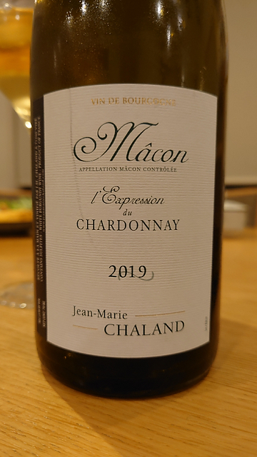 Jean Marie Chaland Mâcon l'Expression du Chardonnay